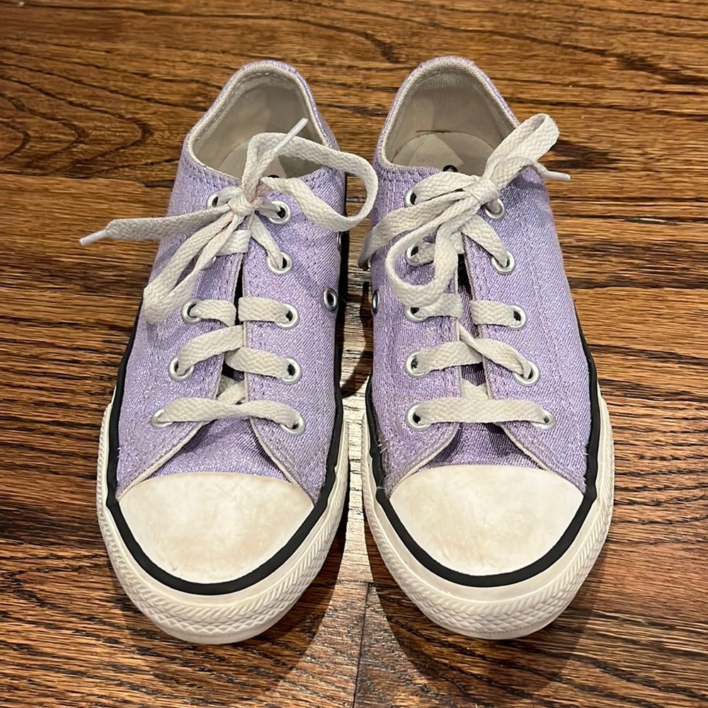 Sparkle purple converse